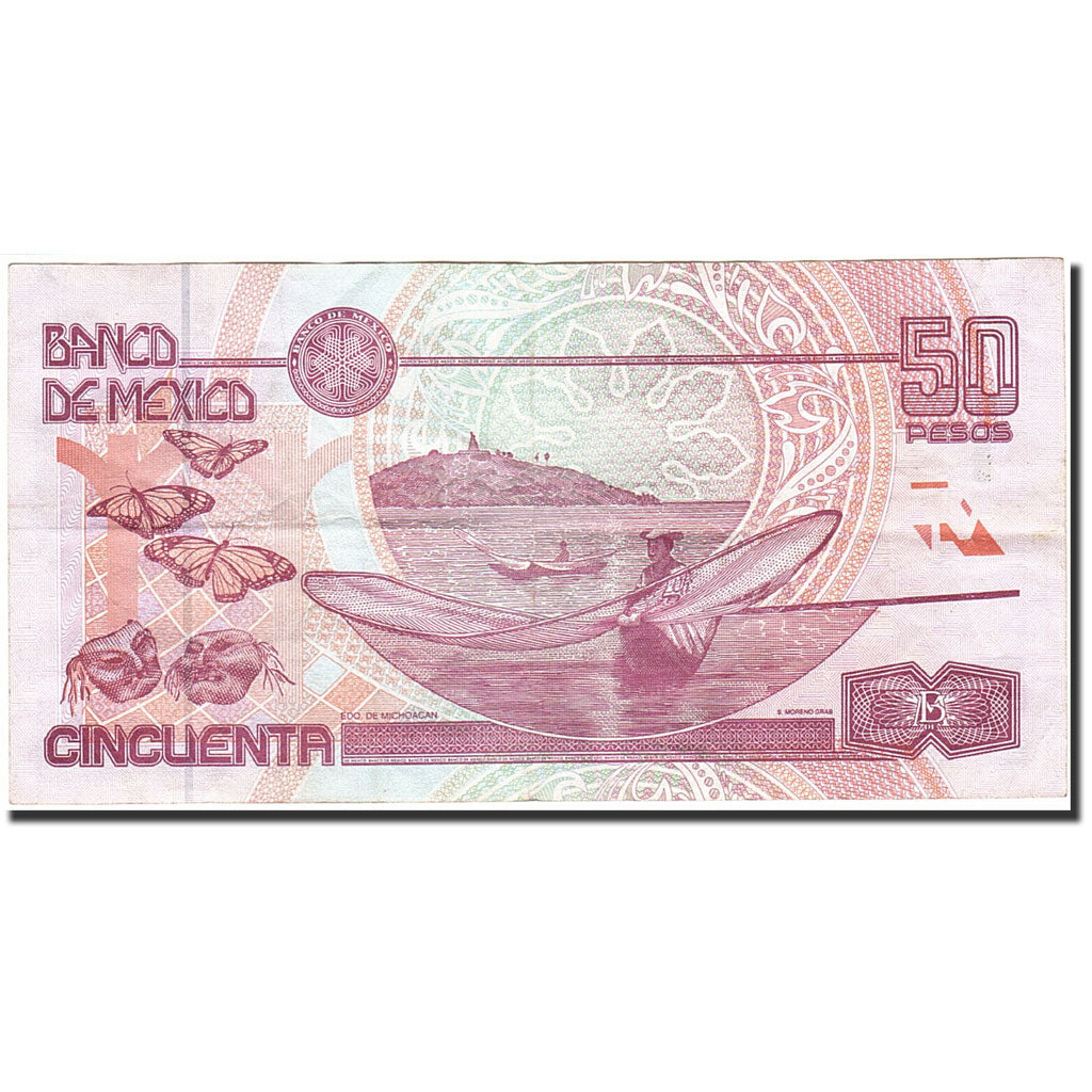 Billete, 50 Pesos, 2000-2001, México, KM:117c, 2003-05-23, MBC