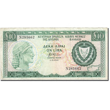 Banknot, Cypr, 10 Pounds, 1977-1982, 1983-09-01, KM:48b, VF(20-25)