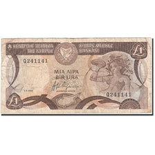Biljet, Cyprus, 1 Pound, 1982-1987, 1984-03-01, KM:50, B+