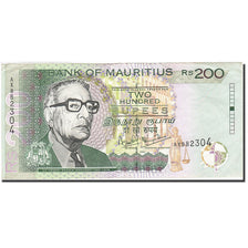 Billet, Mauritius, 200 Rupees, 2001, 2004, KM:57a, TTB+