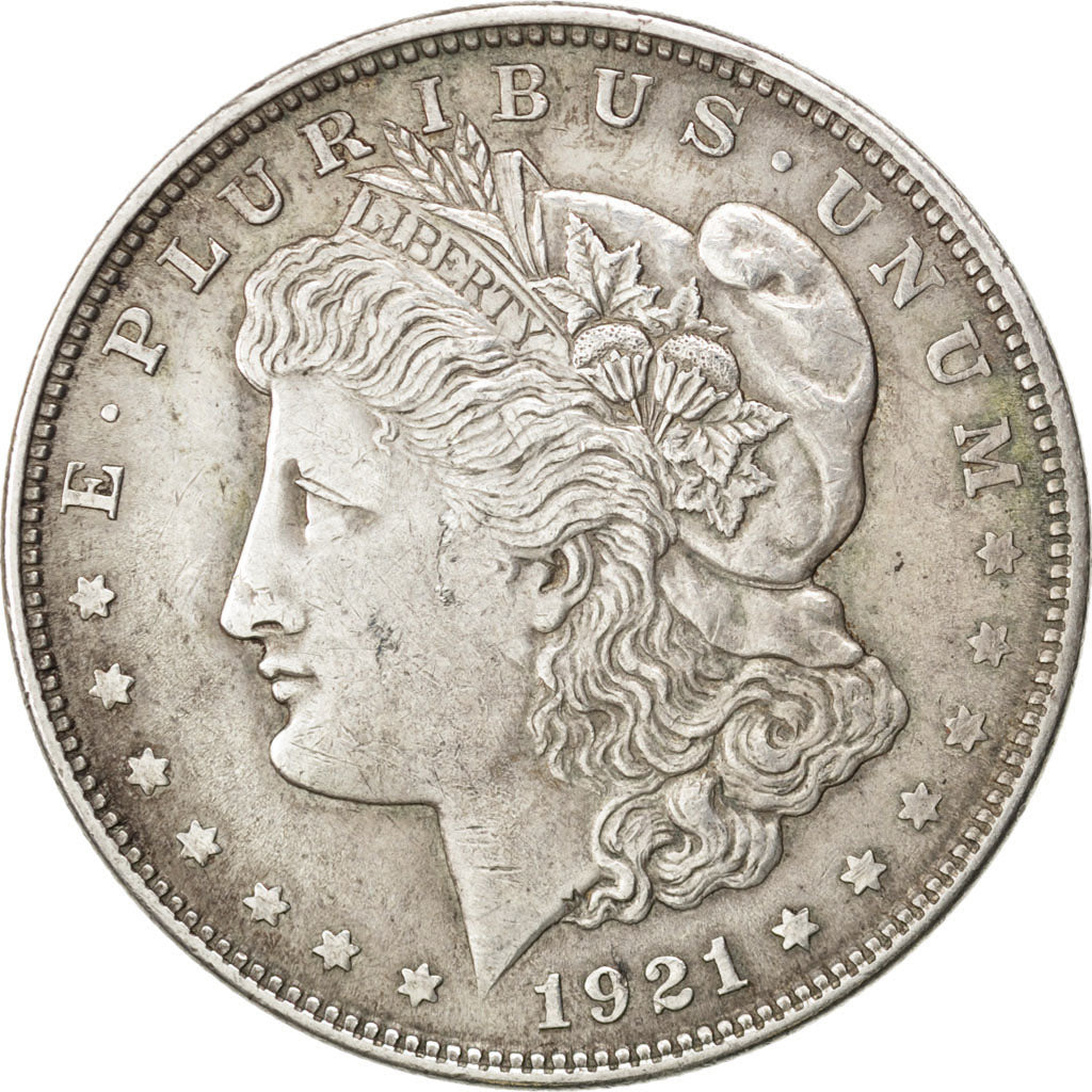United States, 1 Dollar, 1921, KM #110, EF(40-45), Silver, 26.81