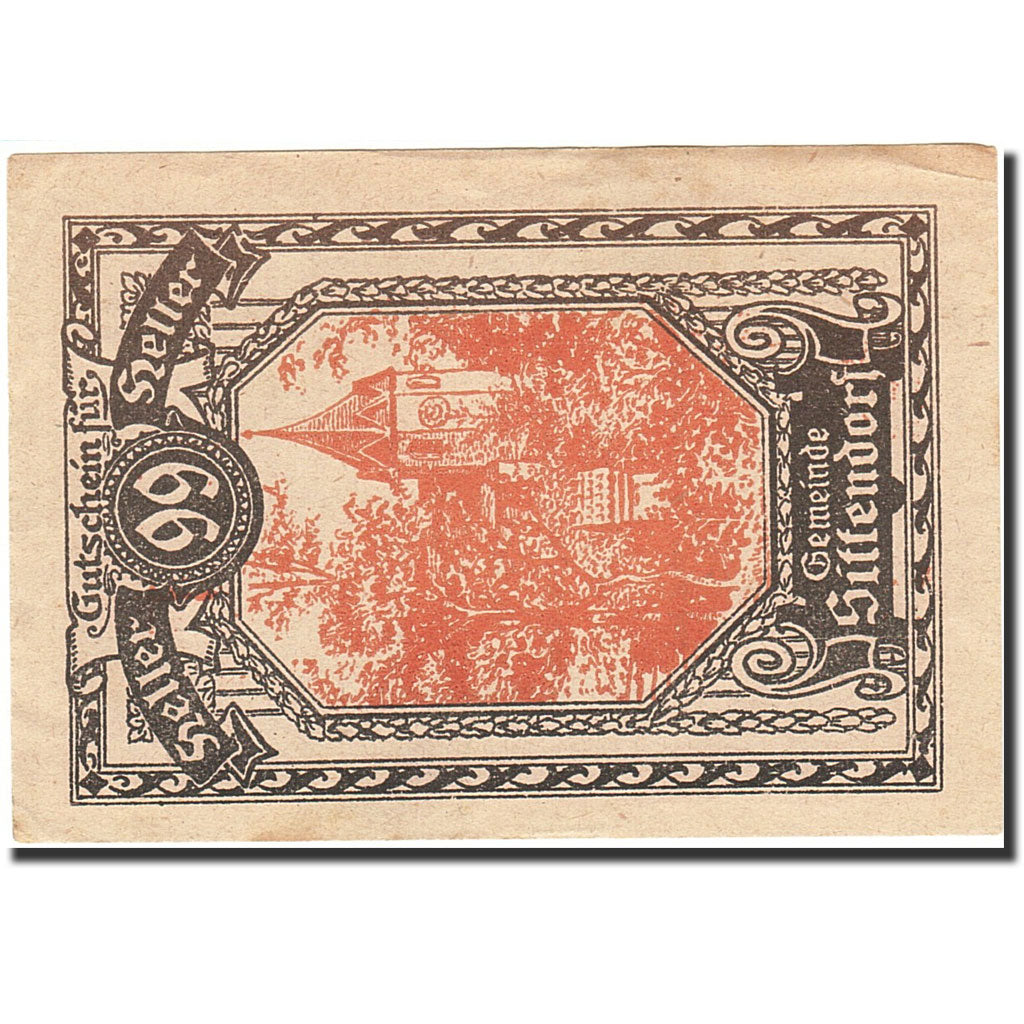 Banknote, Austria, 90 Heller, Eglise, 1920, 1920-12-31, EF(40-45)
