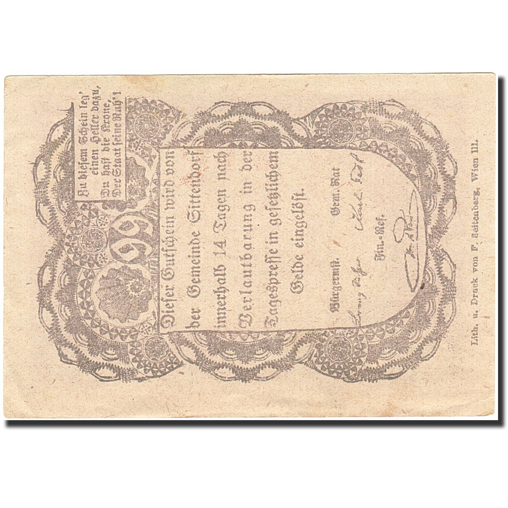 Banknote, Austria, 90 Heller, Eglise, 1920, 1920-12-31, EF(40-45)