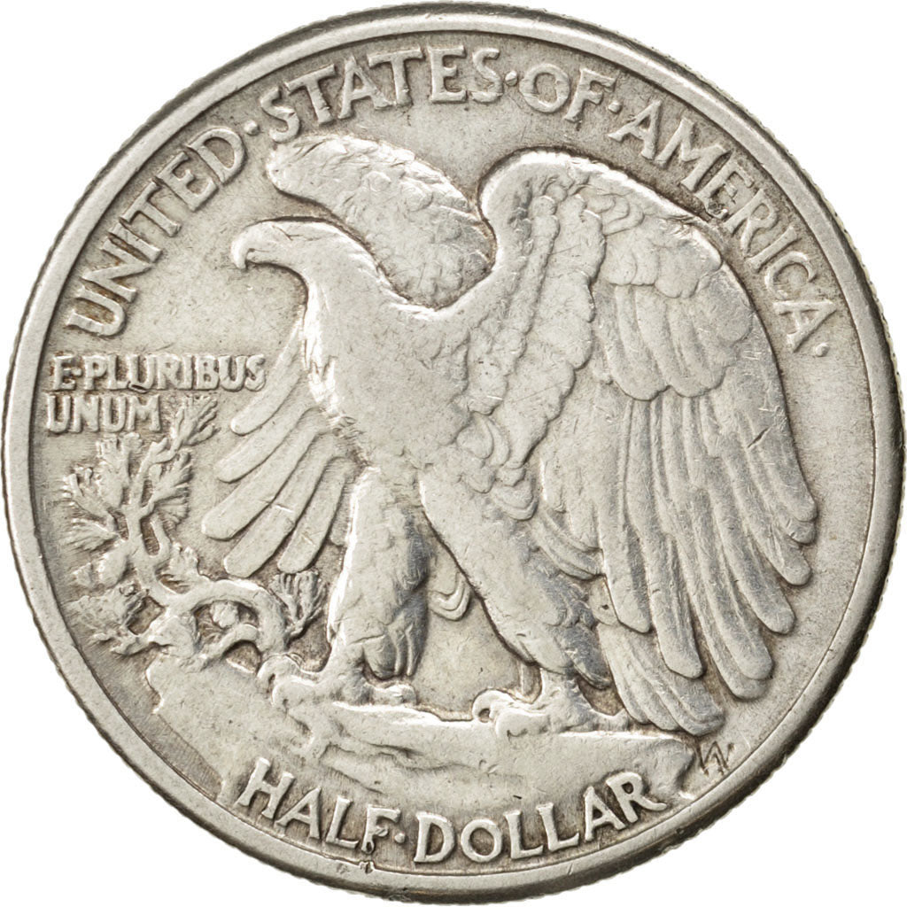United States, 1/2 Dollar, 1942, Philadelphia, KM #142, EF(40-45), Silver, 12.44