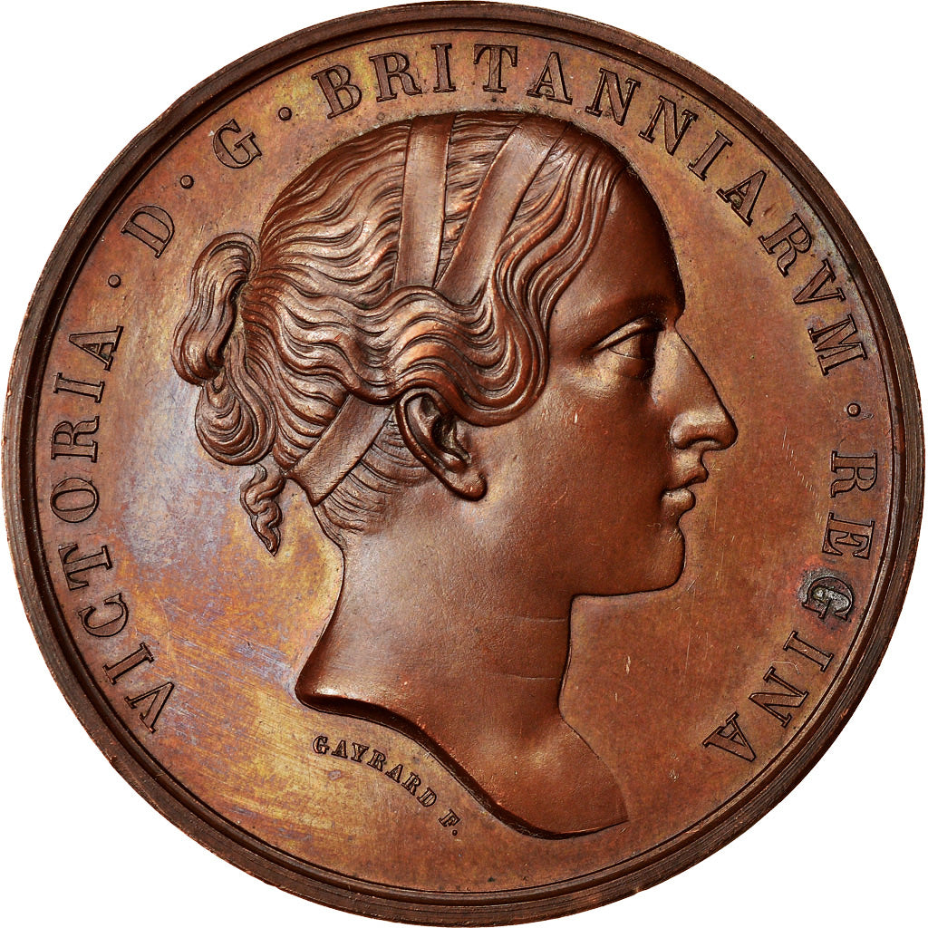 France, Medal, Napoléon III, Exposition Impériale, Visite de la Reine