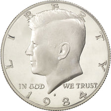 UNITED STATES, Kennedy Half Dollar, Half Dollar, 1984, U.S. Mint, KM #A202b,...