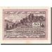 Banknote, Austria, Mittersill, 50 Heller, montagne, 1921, 1921-01-31, UNC(65-70)