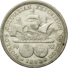 Coin, United States, Half Dollar, 1893, U.S. Mint, Philadelphia, AU(50-53)