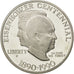 UNITED STATES, Dollar, 1990, U.S. Mint, KM #227, MS(63), Silver, 38.1, 26.92