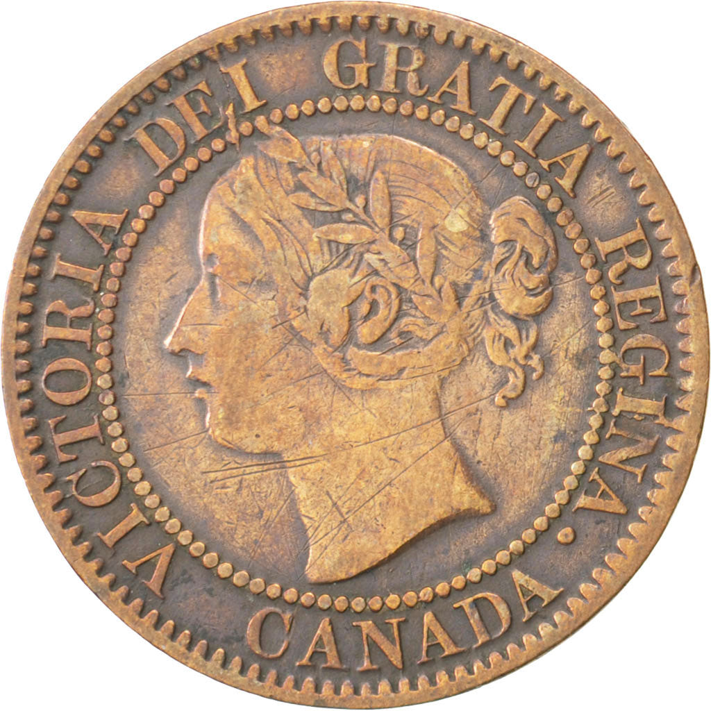 CANADA, Cent, 1859, Royal Canadian Mint, KM #1, EF(40-45), Bronze, 4.33