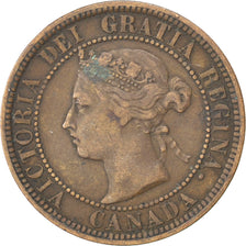 CANADA, Cent, 1888, Royal Canadian Mint, KM #7, EF(40-45), Bronze, 25.5, 5.62