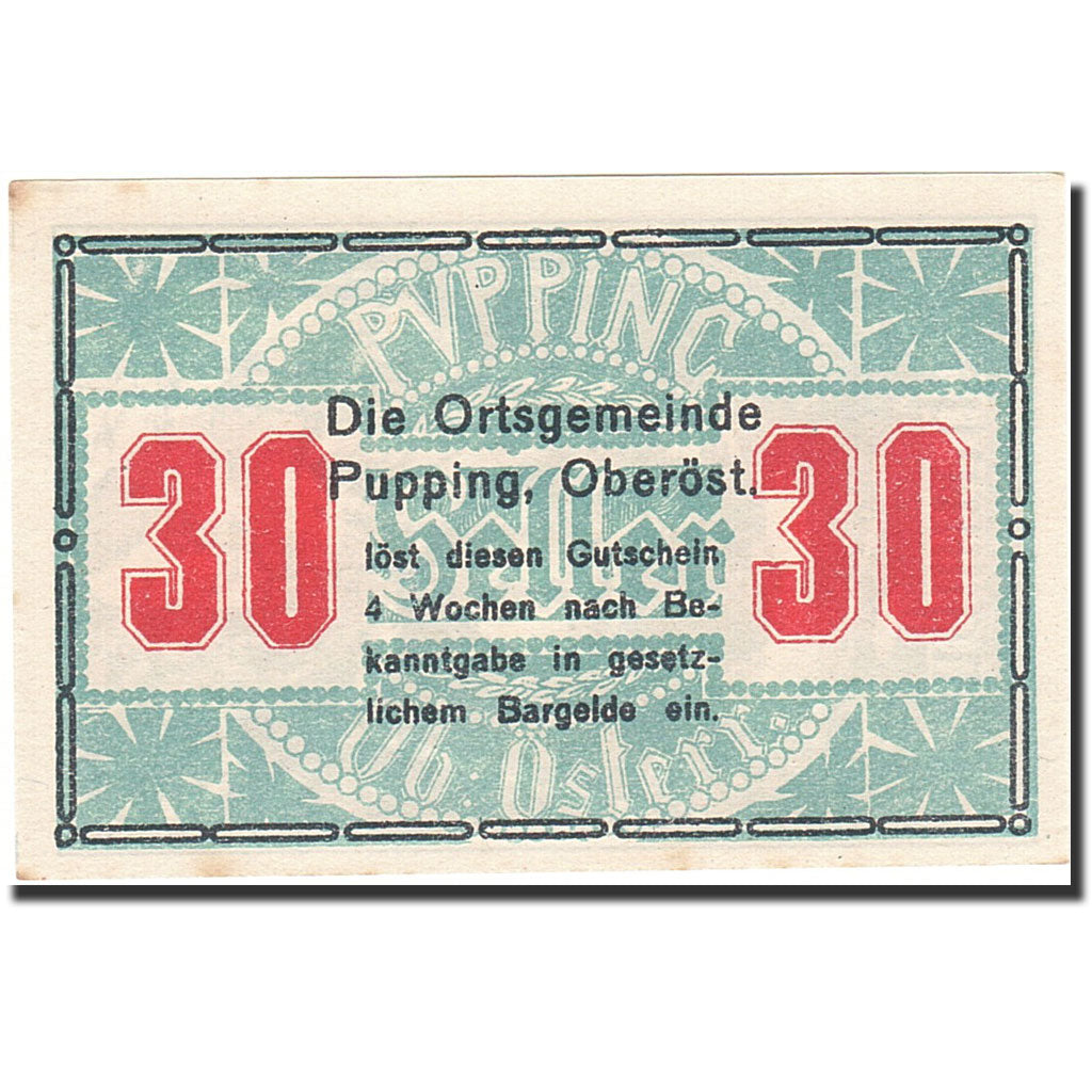 Austria, Schaumburg, 30 Heller, château, 1920, 1920-12-31, AU(50-53)