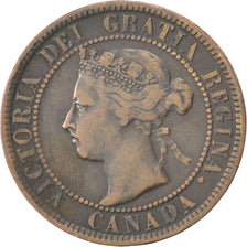 CANADA, Cent, 1897, Royal Canadian Mint, KM #7, VF(30-35), Bronze, 25.5, 5.41
