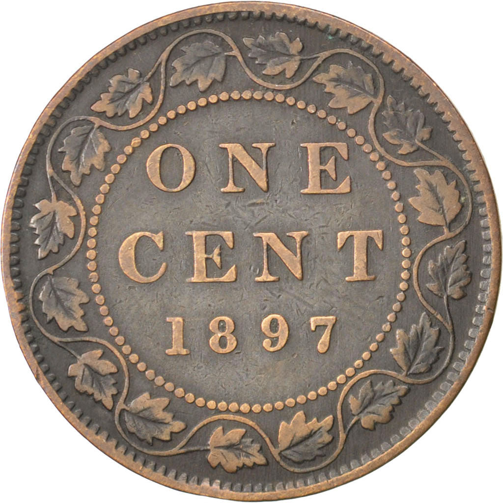 CANADA, Cent, 1897, Royal Canadian Mint, KM #7, VF(30-35), Bronze, 25.5, 5.41