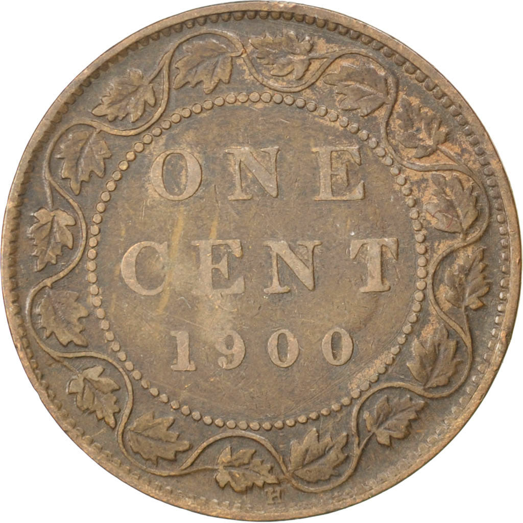 CANADA, Cent, 1900, Royal Canadian Mint, KM #7, VF(30-35), Bronze, 25.5, 5.57