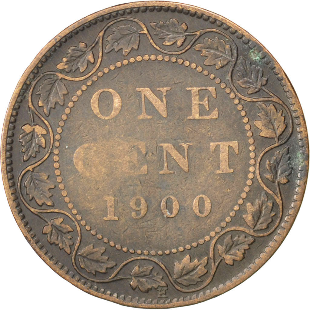 CANADA, Cent, 1900, Royal Canadian Mint, KM #7, VF(30-35), Bronze, 25.5, 5.72