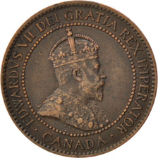 CANADA, Cent, 1902, Royal Canadian Mint, KM #8, EF(40-45), Bronze, 25.5, 5.57