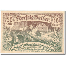 Banknote, Austria, Unterweitersdorf, 50 Heller, ferme, 1920, 1920-05-15