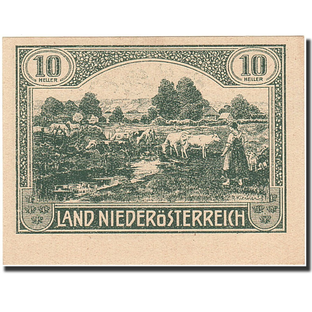 Banknote, Austria, Vienne, 10 Heller, ferme, 1920, 1920-12-31, UNC(65-70)