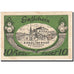 Banknote, Austria, Bischofshofen, 10 Heller, corne d'abondance, 1920