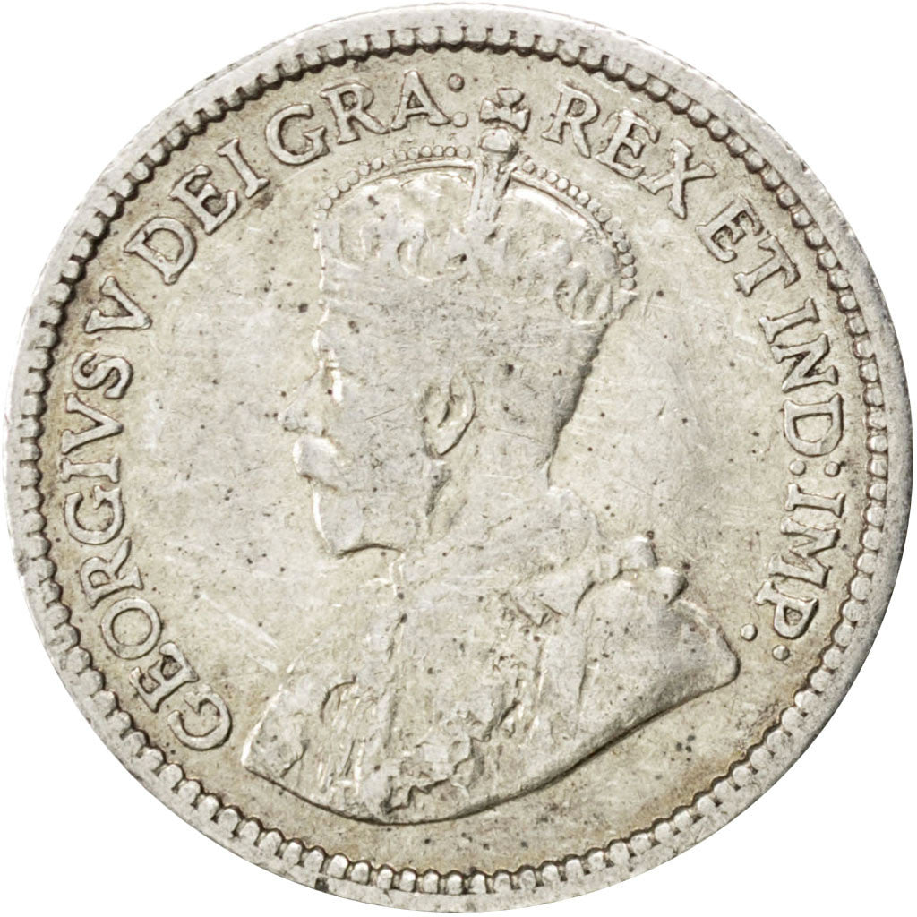 Coin, Canada, George V, 5 Cents, 1912, Ottawa, EF(40-45), Silver, KM:22