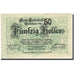 Banknote, Austria, Innsbruck, 50 Heller, valeur faciale, 1919, 1919-09-01