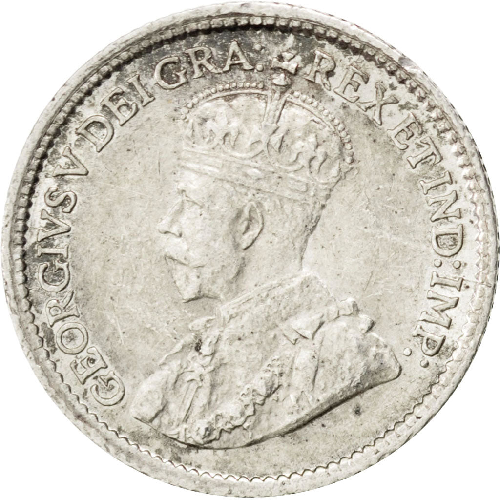 CANADA, 5 Cents, 1914, Royal Canadian Mint, KM #22, AU(55-58), Silver, 15.5,...