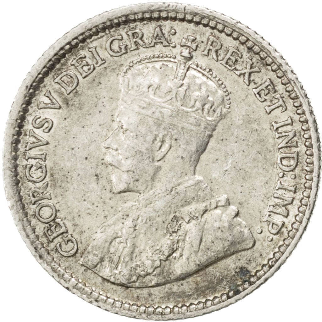 CANADA, 5 Cents, 1914, Royal Canadian Mint, KM #22, AU(55-58), Silver, 15.5,...