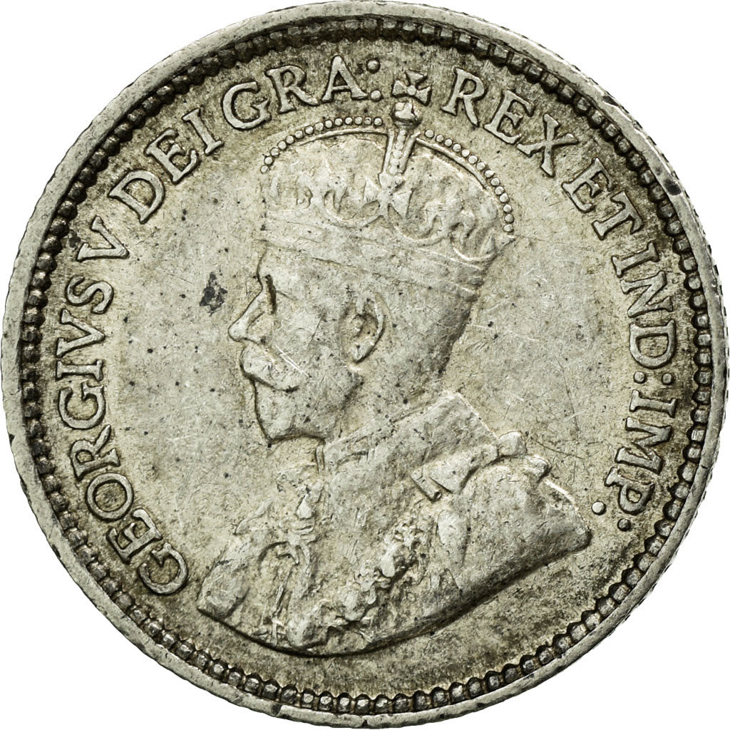 Coin, Canada, George V, 5 Cents, 1914, Ottawa, AU(55-58), Silver, KM:22