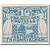 Banknote, Austria, Traunkirchen, 10 Heller, bateau, 1920, 1920-06-01, AU(50-53)