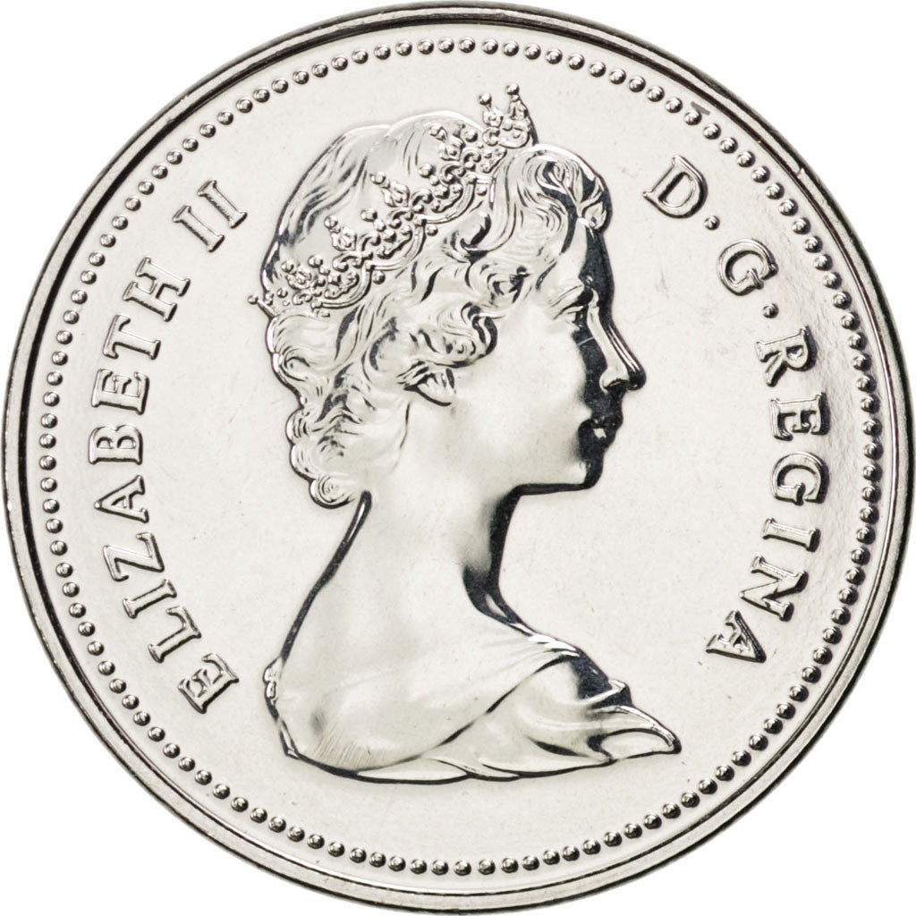 CANADA, 5 Cents, 1980, Royal Canadian Mint, KM #60.2, VF(20-25), Nickel, 21.2,..