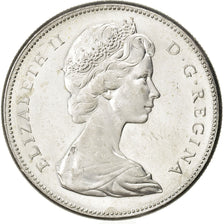 CANADA, Dollar, 1967, Royal Canadian Mint, KM #70, MS(63), Silver, 36, 23.45