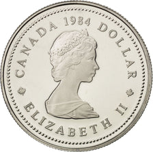 Canada, Elisabeth II, 1 Dollar 1984 Jacques Cartier, KM 141