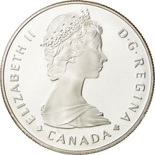 CANADA, Dollar, 1985, Royal Canadian Mint, KM #143, MS(63), Silver, 36, 23.38