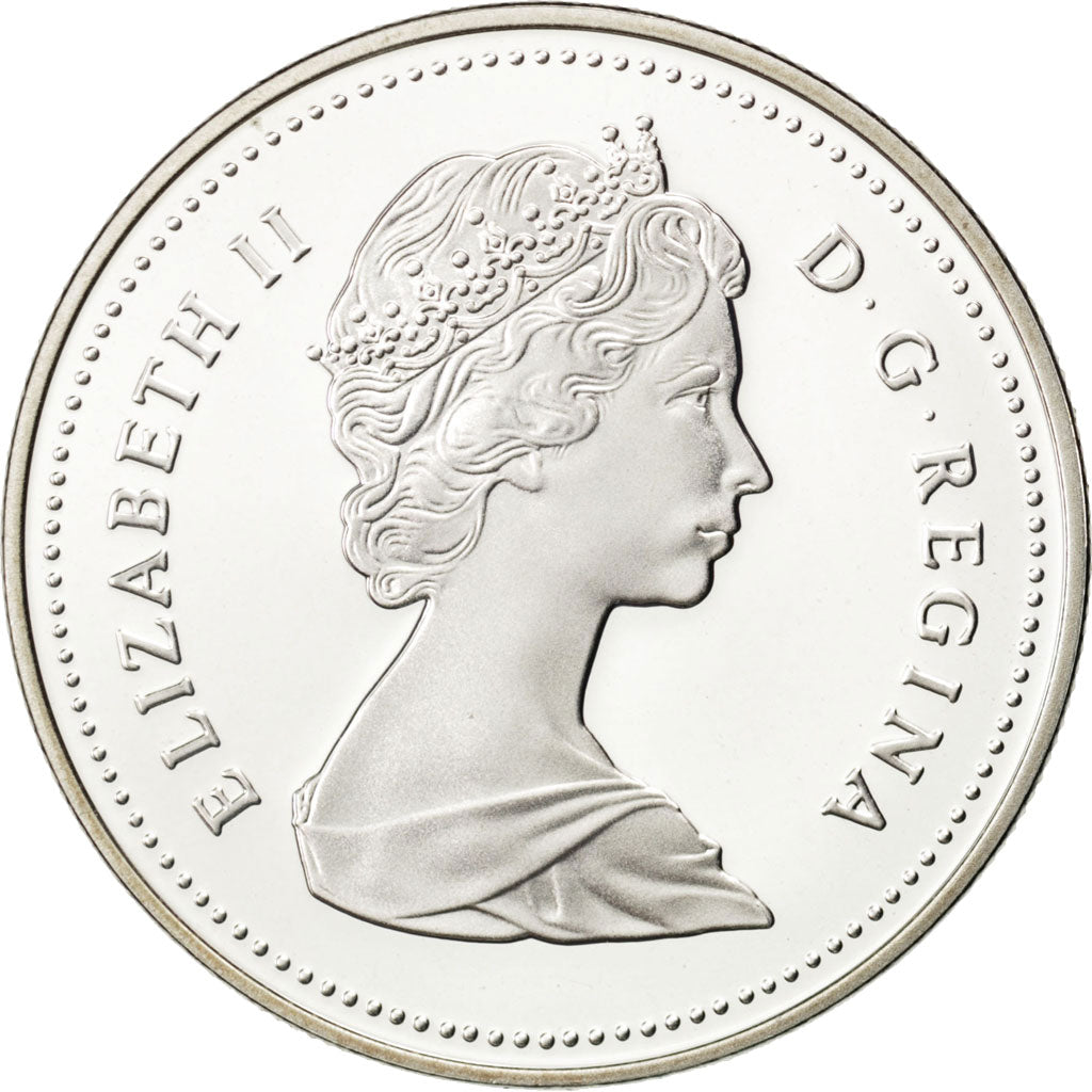 CANADA, Dollar, 1988, Royal Canadian Mint, KM #161, MS(65-70), Silver, 36, 23.32