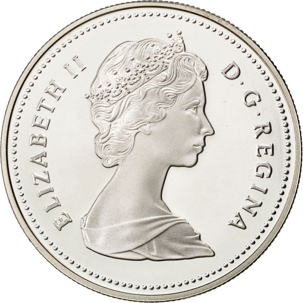 Canada, Elisabeth II, 1 Dollar 1988 rivière Mac Kenzie, KM 168
