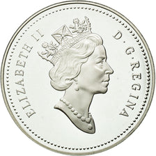 Coin, Canada, Elizabeth II, Dollar, 1990, Ottawa, MS(65-70), Silver, KM:170