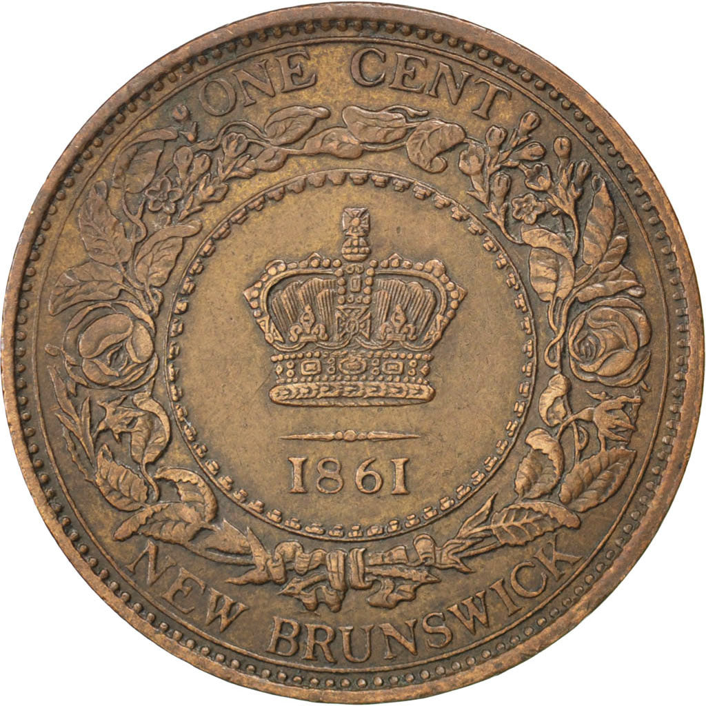Canada, New Brunswick, Victoria, Cent 1861, KM 6