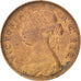 NEWFOUNDLAND, Large Cent, 1876, KM #1, VF(30-35), Bronze, 5.68