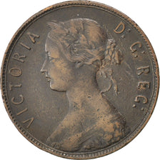 NEWFOUNDLAND, Large Cent, 1888, KM #1, EF(40-45), Bronze, 5.52