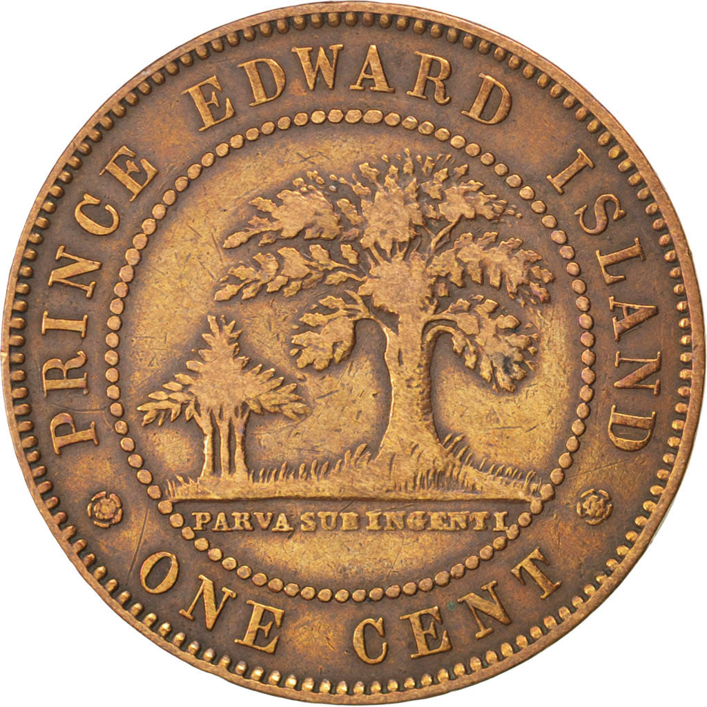 PRINCE EDWARD ISLAND, Cent, 1871, Royal Canadian Mint, KM #4, EF(40-45),...