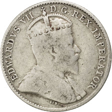 NEWFOUNDLAND, 5 Cents, 1908, KM #7, VF(20-25), Silver, 1.13