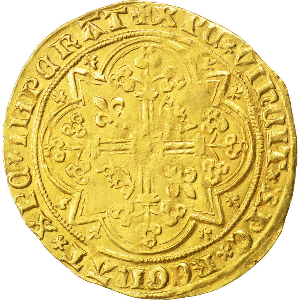 FRANCE, Franc à pied, EF(40-45), Gold, Duplessy #360A, 3.75