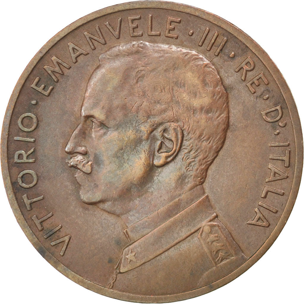 ITALY, 5 Centesimi, 1912, Rome, KM #42, EF(40-45), Bronze, 25, 5.06
