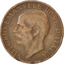 ITALY, 5 Centesimi, 1919, Rome, KM #59, VF(20-25), Bronze, 19.8, 3.22