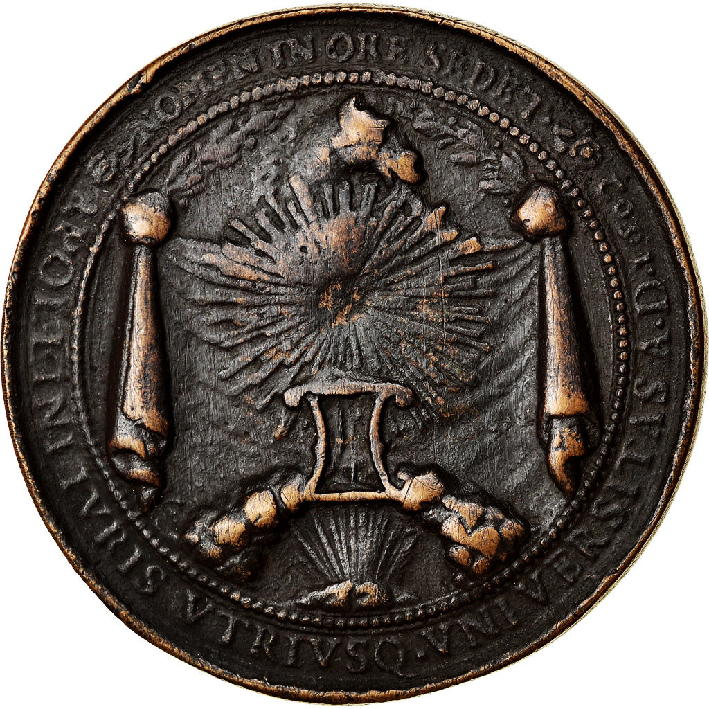 Italie, Médaille, Fornasarius, Hippolitus, Windmung der Universität Bologna