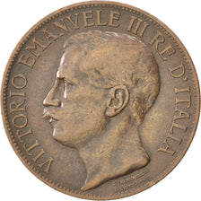 Coin, Italy, Vittorio Emanuele III, 10 Centesimi, 1911, Rome, EF(40-45), Bronze