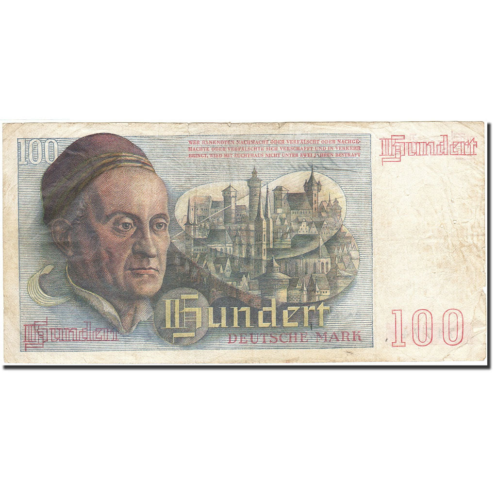 Banknote, GERMANY - FEDERAL REPUBLIC, 100 Deutsche Mark, 1948, 1948-12-09