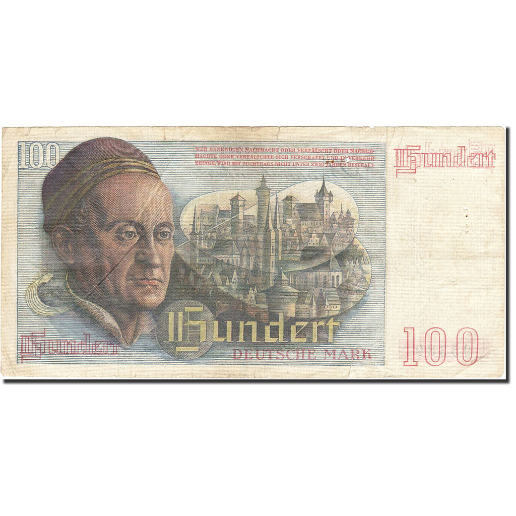 Banknote, GERMANY - FEDERAL REPUBLIC, 100 Deutsche Mark, 1948, 1948-12-09