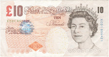 Banknote, Great Britain, 10 Pounds, 1999-2000, 2004, KM:389c, EF(40-45)